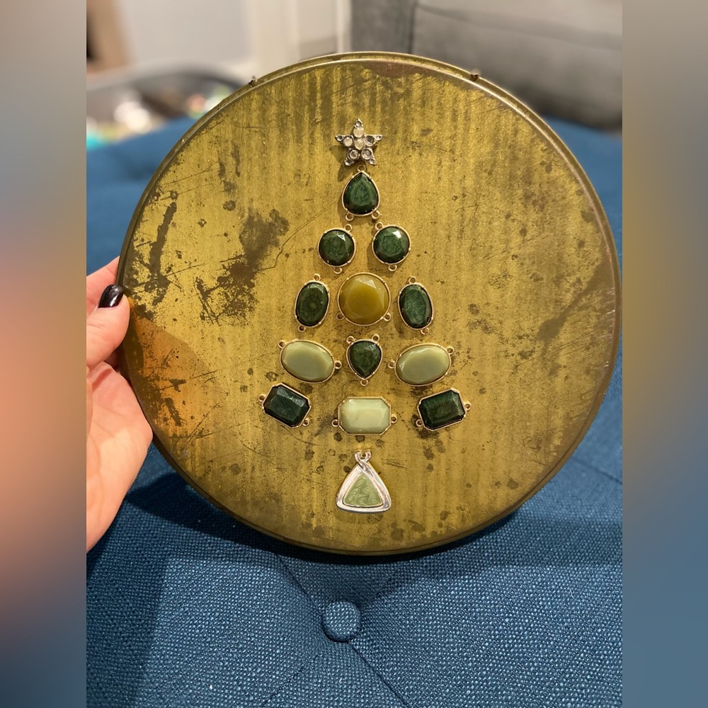 Upcycled Jewelry Christmas Tree Piece
